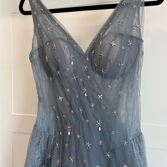 Gazelle by Debby Hardinata Elegant Blue star Evening Gown size XS/S - Picture 2 of 4